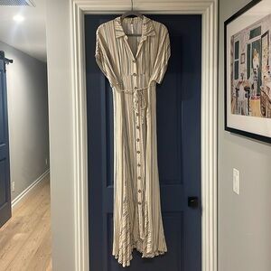 Free people stripped Maxi dress